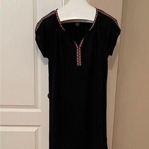 A line black dress